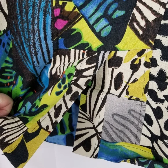 Vintage Alberto Makali geographic pattern colorful - Picture 5 of 6